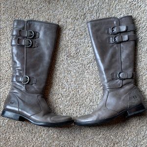 Gray Born Crown Collection Riding Boots